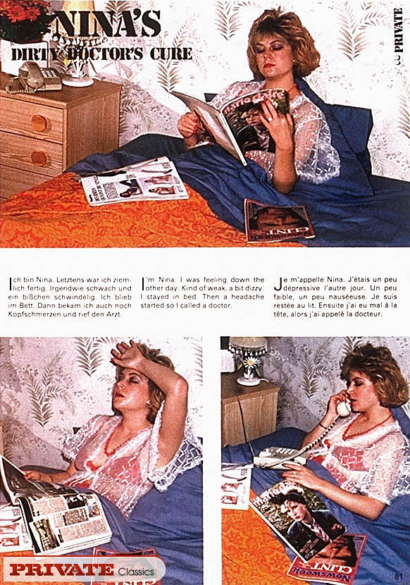 80s Old Porn Ads - Private Classic Porn Private Magazine #80